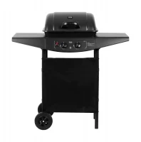 Teesa TSA0080 Plynový gril 2000, 2 horáky, 5 kW, čierny