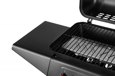 Teesa TSA0080 Plynový gril 2000, 2 horáky, 5 kW, čierny