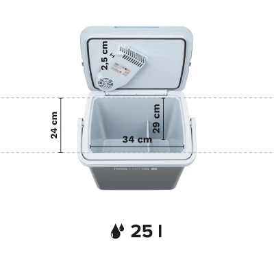 Teesa TSA5001.1 Cestovní lednička s funkcí ohřevu 25 l, šedá