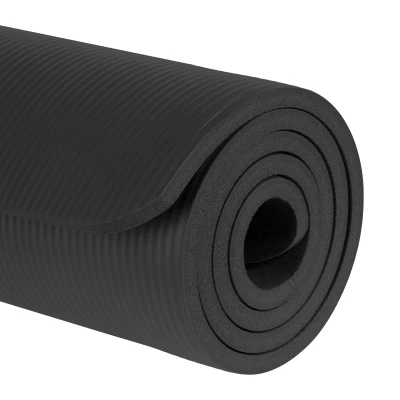 Rebel RBA-3151 Gymnastická podložka na jógu, pilates, fitness, 183 x 61 x 1,5 cm, černá