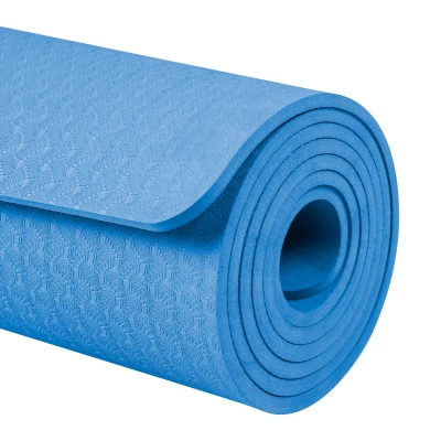 Rebel RBA-3152 Gymnastická podložka na jógu, pilates, fitness, 183 x 61 x 0,6 cm, modrá