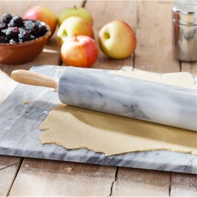 Pronett XJ5842 Mramorový valček na cesto so základňou 40 cm