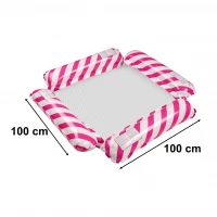 KIK KX3109 Lehátko do bazénu 100 x 100 cm, růžová