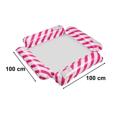 KIK KX3109 Lehátko do bazénu 100 x 100 cm, růžová