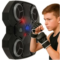 KIK KX3008 Elektronický boxerský nástenný terč s rukavicami, čierny
