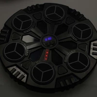 KIK KX3009 Elektronický boxovací nástěnný terč s Bluetooth a rukavicemi, černý