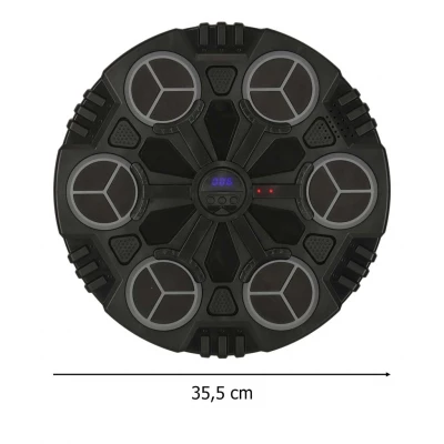 KIK KX3009 Elektronický boxovací nástěnný terč s Bluetooth a rukavicemi, černý