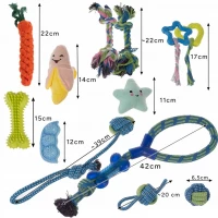 Purlov 25384 Sada hraček pro psy, 16 ks