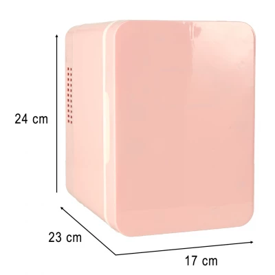 KIK KX3056 Přenosná minilednička 4 l, růžová