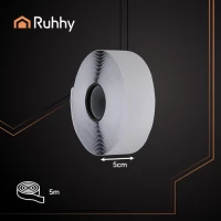 Ruhhy 25806 Samolepící suchý zip 500 x 5 cm, černá