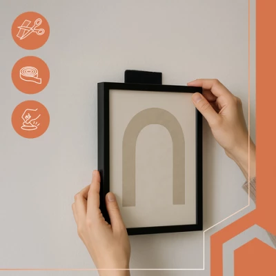 Ruhhy 25806 Samolepící suchý zip 500 x 5 cm, černá