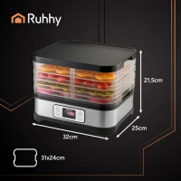 Ruhhy 25929 Sušička húb, zeleniny a ovocia, 400 W