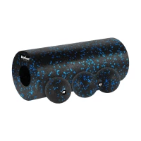 Rebel RBA-3054-S3 Sada masážnych valčekov ACTIVE, 3 ks, čierna a modrá
