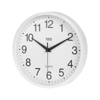 Teesa TSA0037 Nástěnné hodiny 25 cm, bílá