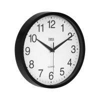 Teesa TSA0037B Nástěnné hodiny 25 cm, černá