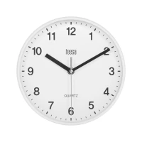 Teesa TSA0038 Nástěnné hodiny 20 cm, bílá