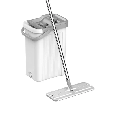 Teesa TSA0046 Dvojkomorový mop R19, bielo-sivý
