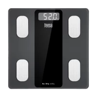 Teesa TSA0813 Analytická osobní váha Bluetooth 180 kg, šedá