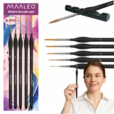 Maaleo 26119 Sada presných štetcov, 5 ks
