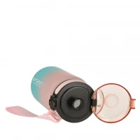 KIK KX3071 Sportovní láhev na vodu pro školáky, 600 ml, růžovomodrá