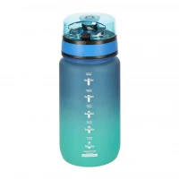 KIK KX3071 Sportovní láhev na vodu pro školáky, 600 ml, modrozelená