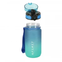 KIK KX3071 Sportovní láhev na vodu pro školáky, 600 ml, modrozelená