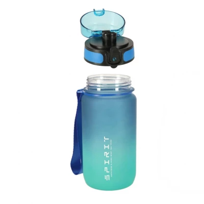 KIK KX3071 Sportovní láhev na vodu pro školáky, 600 ml, modrozelená