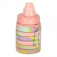 KIK KX3070 Skládací láhev pro děti, 500 ml, růžová