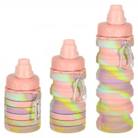 KIK KX3070 Skládací láhev pro děti, 500 ml, růžová
