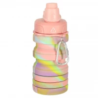 KIK KX3070 Skládací láhev pro děti, 500 ml, růžová