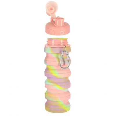 KIK KX3070 Skládací láhev pro děti, 500 ml, růžová