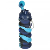 KIK KX3070 Skládací láhev pro děti, 500 ml, modrá