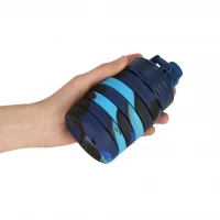 KIK KX3070 Skládací láhev pro děti, 500 ml, modrá