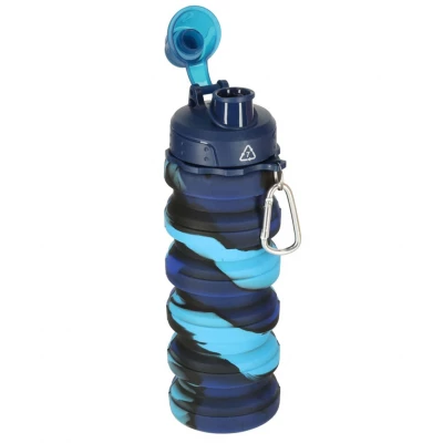 KIK KX3070 Skládací láhev pro děti, 500 ml, modrá