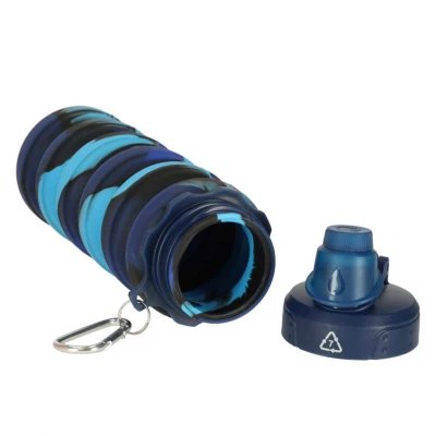 KIK KX3070 Skládací láhev pro děti, 500 ml, modrá