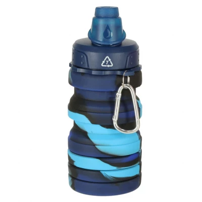 KIK KX3070 Skládací láhev pro děti, 500 ml, modrá