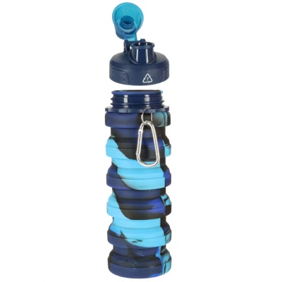 KIK KX3070 Skládací láhev pro děti, 500 ml, modrá