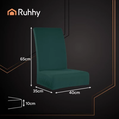 Ruhhy 25992 Elastický potah na židli 6 ks, zelená