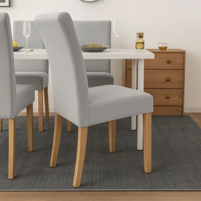 Ruhhy 25991 Elastický potah na židli 6 ks, světle šedá