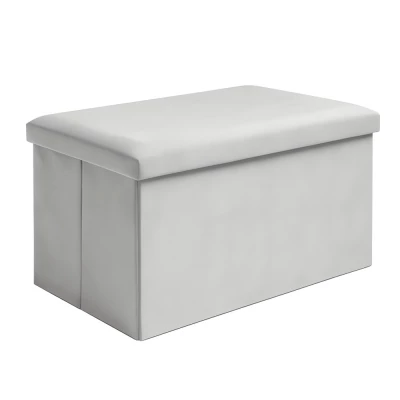 Ruhhy 25994 Skladacia textilná stolička, 80 kg, 60 x 30 x 30 cm, svetlosivá