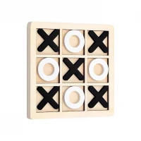 Pronett XJ5316 Piškvorky, drevené puzzle červené a biele