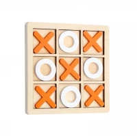 Pronett XJ5316 Piškvorky, drevené puzzle červené a biele