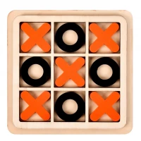 Pronett XJ5316 Piškvorky, drevené puzzle červené a biele