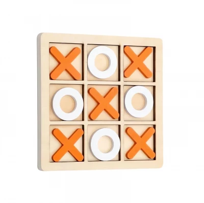 Pronett XJ5316 Piškvorky, drevené puzzle červené a biele