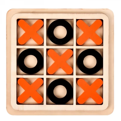 Pronett XJ5316 Piškvorky, drevené puzzle červené a biele