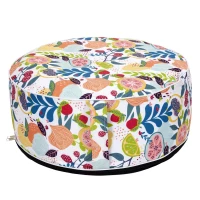 CMP HD7213 Nafukovací taburet 55 x 25 cm, květovaný