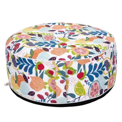 CMP HD7213 Nafukovací taburet 55 x 25 cm, květovaný