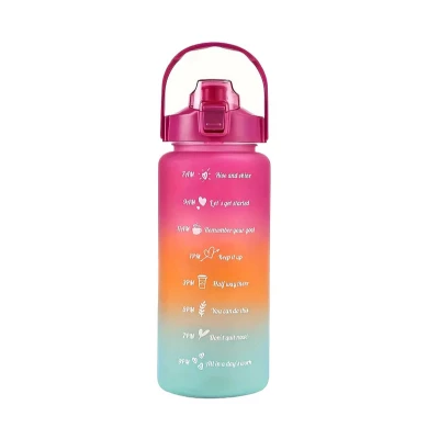 Foxter 2572 Láhev na vodu s denním pitným režimem 1500 ml modrorůžová