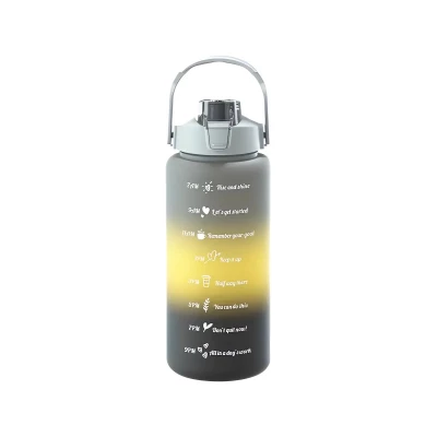 Foxter 2572 Láhev na vodu s denním pitným režimem 1500 ml černozelenošedá