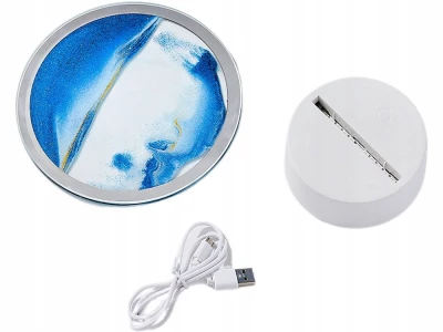 Verk 12383 Pohyblivý obraz s dynamickým 3D pískem, růžový